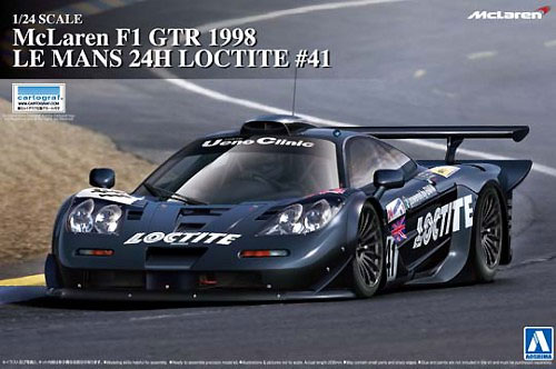 マクラーレン F1 GTR 1998 ル・マン 24時間 ロックタイト #41 プラモデル (アオシマ 1/24 スーパーカー シリーズ No.015) 商品画像