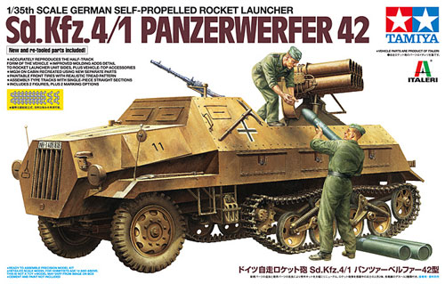 ドイツ 自走ロケット砲 Sd.Kfz.4/1 パンツァーベルファー 42型 プラモデル (タミヤ 1/35 タミヤ イタレリ シリーズ No.37017) 商品画像