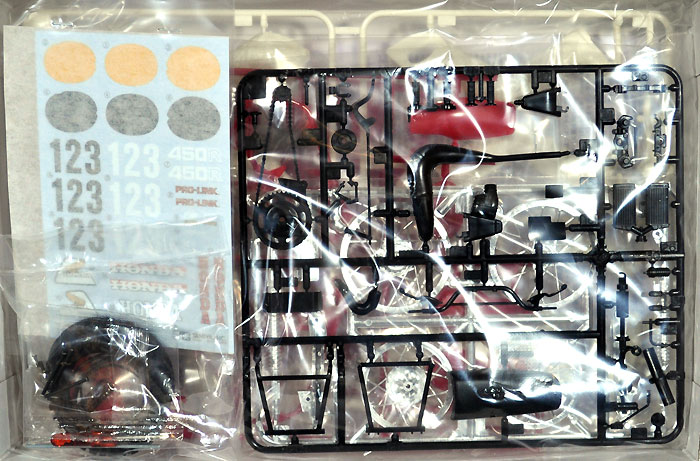 ホンダ CR450R モトクロスライダー付き プラモデル (タミヤ 1/12 オートバイシリーズ No.018) 商品画像_1