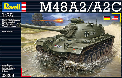 M48A2/A2C プラモデル (レベル 1/35 ミリタリー No.03206) 商品画像