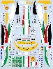 フェラーリ 458 AF CORSE #51/#71 ルマン 2014 用 デカール