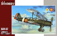 スペシャルホビー 1/72 エアクラフト ルーマニア IAR-37 複葉軽爆撃機