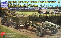 ブロンコモデル 1/35 AFVモデル イギリス 1/4t 空挺用小型兵員車 & 75mmパックハウザー ＋ 降下兵4体