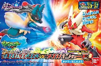 バンダイ ポケモンプラモコレクション （ポケプラ） メガルカリオ vs メガバシャーモセット