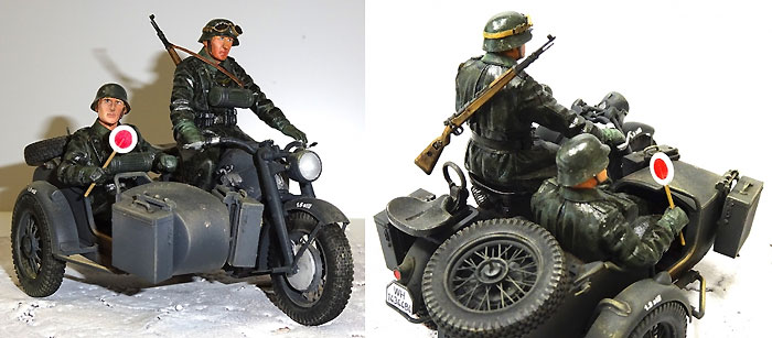 WW2 ドイツ軍 サイドカークルー レジン (アスカモデル 1/24 アスカモデル 限定キット No.OL-004) 商品画像_2