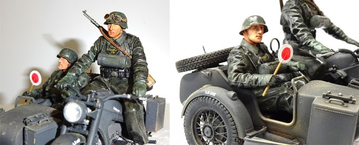 WW2 ドイツ軍 サイドカークルー レジン (アスカモデル 1/24 アスカモデル 限定キット No.OL-004) 商品画像_3