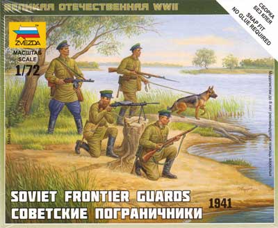 ソビエト 国境警備兵 1941 プラモデル (ズベズダ （Zvezda） ART OF TACTIC No.6144) 商品画像