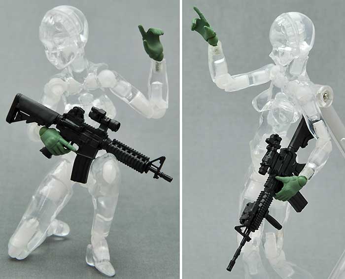 figma専用タクティカルグローブ フォリッジ グリーン 完成品 (トミーテック Figma × ｌittle armory No.LA-OP002) 商品画像_3