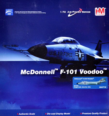 F-101B ブードゥー オレゴンANG 完成品 (ホビーマスター 1/72 エアパワー シリーズ （ジェット） No.HA3710) 商品画像