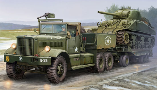 アメリカ M19 戦車運搬車 ソフトトップ プラモデル (メリットインターナショナル 1/35 AFV No.63502) 商品画像