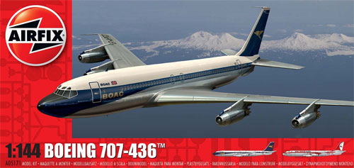 ボーイング 707-436 プラモデル (エアフィックス Civil Airliners ＆ Space No.A05171) 商品画像