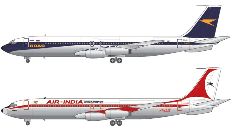 ボーイング 707-436 プラモデル (エアフィックス Civil Airliners ＆ Space No.A05171) 商品画像_1