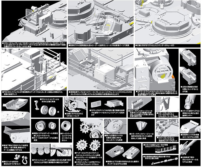 M1A2 SEP V2 エイブラムス プラモデル (サイバーホビー 1/35 Modern AFV Series No.3556) 商品画像_2