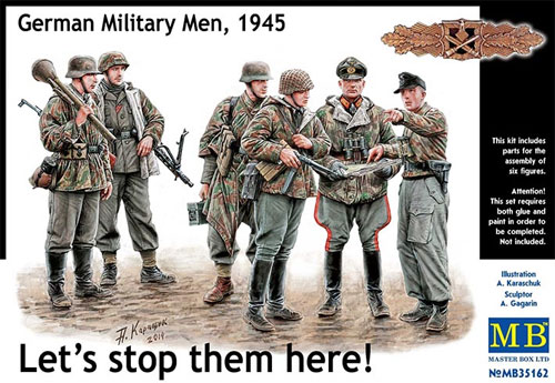 マスターボックス ドイツ 戦闘兵士 1945 1/35 ミリタリーミニチュア