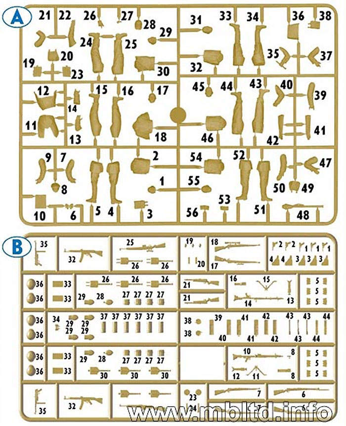 ドイツ 戦闘兵士 1945 プラモデル (マスターボックス 1/35 ミリタリーミニチュア No.MB35162) 商品画像_1