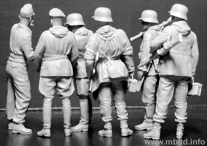 ドイツ 戦闘兵士 1945 プラモデル (マスターボックス 1/35 ミリタリーミニチュア No.MB35162) 商品画像_3