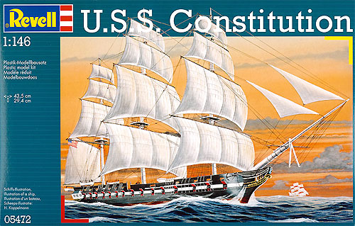 U.S.S. コンスティチューション プラモデル (レベル 帆船 (Sailing Ships) No.05472) 商品画像