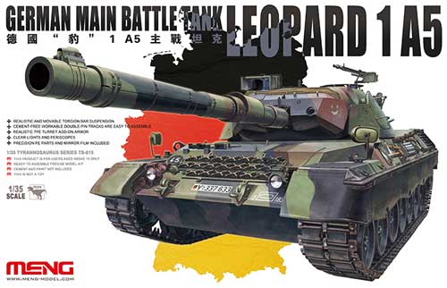 ドイツ 主力戦車 レオパルト 1A5 プラモデル (MENG-MODEL 1/35 ティラノサウルス シリーズ No.TS-015) 商品画像
