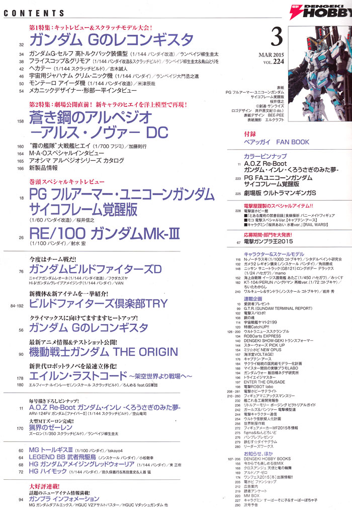 電撃ホビーマガジン 2015年3月号 雑誌 (アスキー・メディアワークス 月刊 電撃ホビーマガジン No.224) 商品画像_1