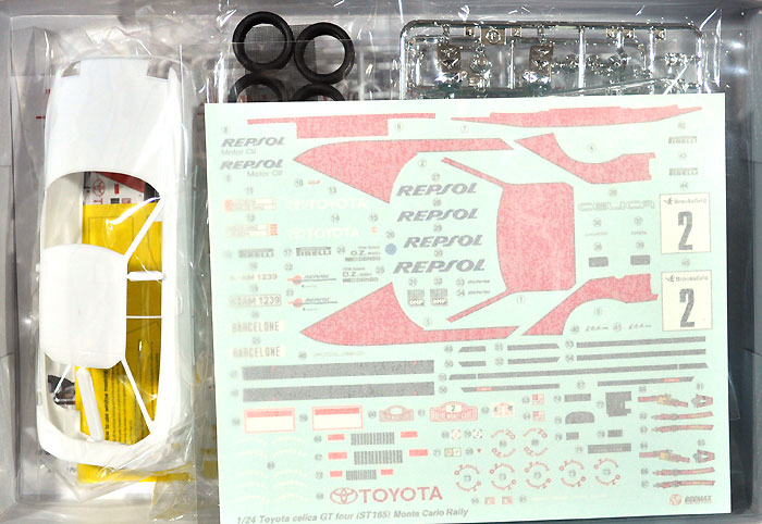 ST165 セリカ GT-FOUR '91 モンテカルロラリー仕様 プラモデル (BEEMAX 1/24 カーモデル No.002) 商品画像_1