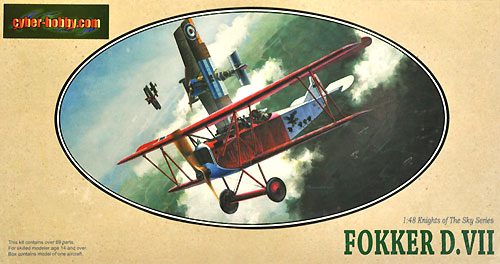 フォッカー D.7 プラモデル (サイバーホビー 1/48 ナイト・オブ・ザ・スカイ シリーズ No.5905) 商品画像