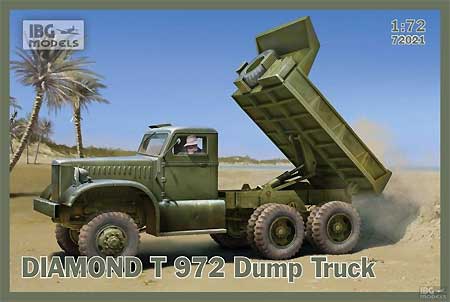 アメリカ ダイヤモンド T972 ダンプトラック プラモデル (IBG 1/72 AFVモデル No.72021) 商品画像