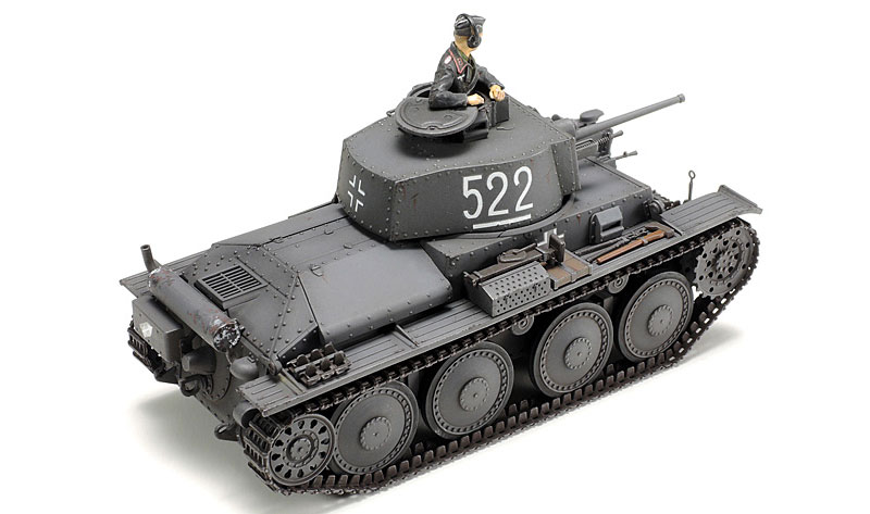 ドイツ軽戦車 38(t) E/F型 プラモデル (タミヤ 1/48 ミリタリーミニチュアシリーズ No.083) 商品画像_3