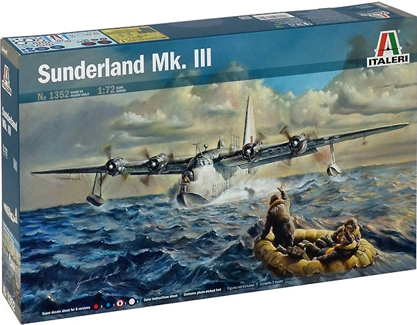 サンダーランド Mk.3 飛行艇 プラモデル (イタレリ 1/72 航空機シリーズ No.1352) 商品画像