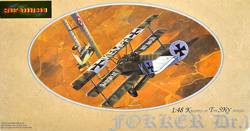 フォッカー Dr.1 プラモデル (サイバーホビー 1/48 ナイト・オブ・ザ・スカイ シリーズ No.5901) 商品画像