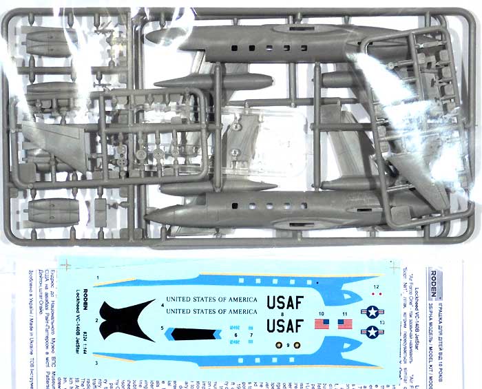 ロッキード VC-140B ジェットスター 大統領用専用機 プラモデル (ローデン 1/144 エアクラフト No.324) 商品画像_1