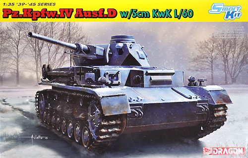 4号戦車 D型 w/5cm KwK L/60搭載型 プラモデル (サイバーホビー 1/35 AFV シリーズ （