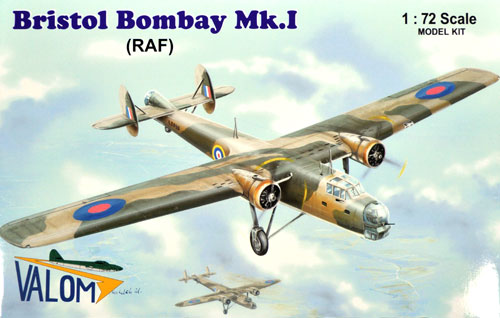 ブリストル ボンベイ Mk.1 RAF プラモデル (バロムモデル 1/72 エアモデル No.72056) 商品画像