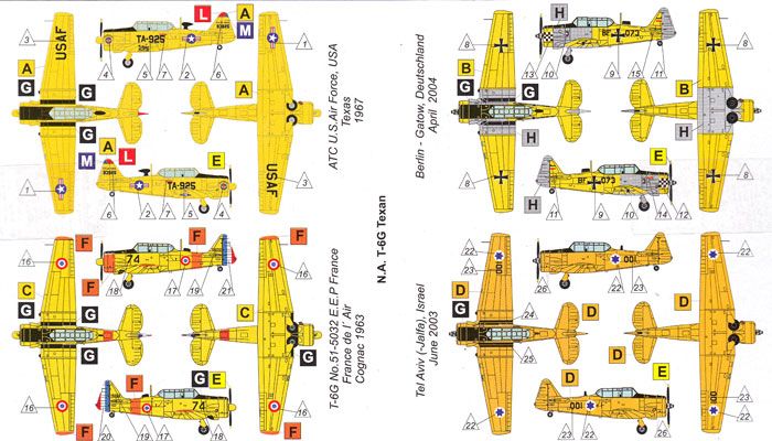 T-6G テキサン プラモデル (バロムモデル 1/144 エアクラフト No.14408) 商品画像_1