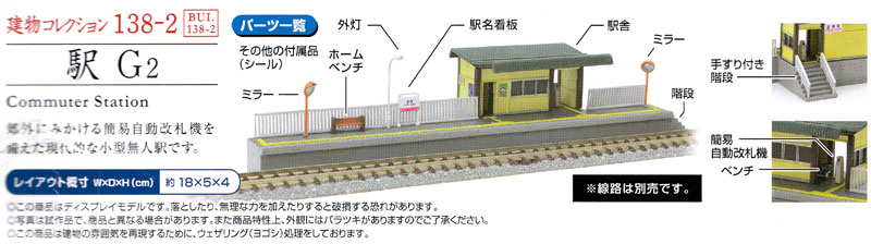 駅 G2 プラモデル (トミーテック 建物コレクション （ジオコレ） No.138-2) 商品画像_1