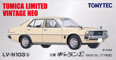 三菱 ギャランΣ 1600GL (77年式) (ベージュ) ミニカー (トミーテック トミカリミテッド ヴィンテージ ネオ No.LV-N103b) 商品画像