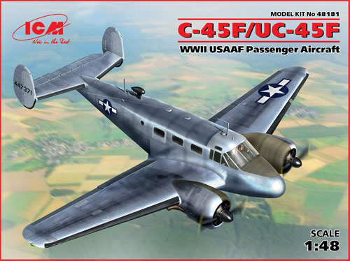 USAAF C-45F/UC-45F エクスペディター プラモデル (ICM 1/48 エアクラフト プラモデル No.48181) 商品画像