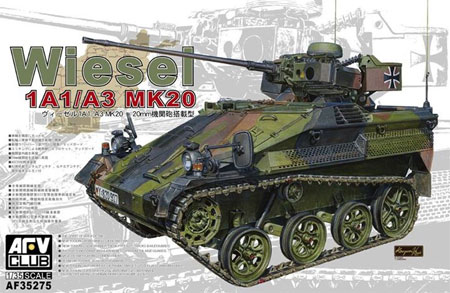 ヴィーゼル 1A1/A3 Mk20 20mm機関砲搭載型 プラモデル (AFV CLUB 1/35 AFV シリーズ No.AF35275) 商品画像