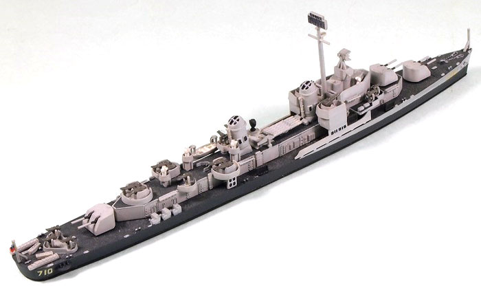 米国海軍 駆逐艦 DD-710 ギアリング プラモデル (ピットロード 1/700 スカイウェーブ W シリーズ No.W032) 商品画像_4