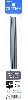 プラ=材料 (グレー) 三角棒 (3.0mm)