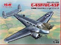 ICM 1/48 エアクラフト プラモデル USAAF C-45F/UC-45F エクスペディター