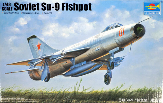 ソビエト Su-9 フィッシュポット プラモデル (トランペッター 1/48 エアクラフトシリーズ No.02896) 商品画像
