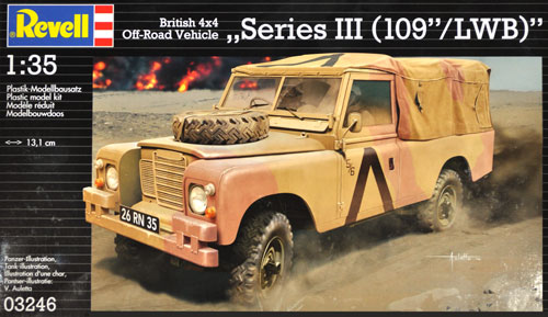 イギリス 4×4 オフロード車 セリエ 3 (109/LWB) プラモデル (レベル 1/35 ミリタリー No.03246) 商品画像