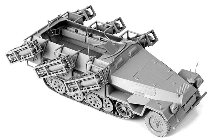 Sd.Kfz.251/1 Ausf.B グランドスツーカ プラモデル (ズベズダ 1/35 ミリタリー No.3625) 商品画像_2