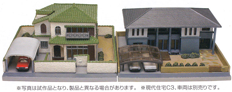 現代住宅 A3 プラモデル (トミーテック 建物コレクション （ジオコレ） No.011-3) 商品画像_3