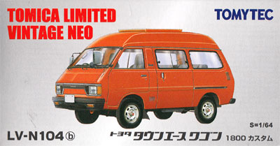 トヨタ タウンエース ワゴン 1800 カスタム (赤) ミニカー (トミーテック トミカリミテッド ヴィンテージ ネオ No.LV-N104b) 商品画像