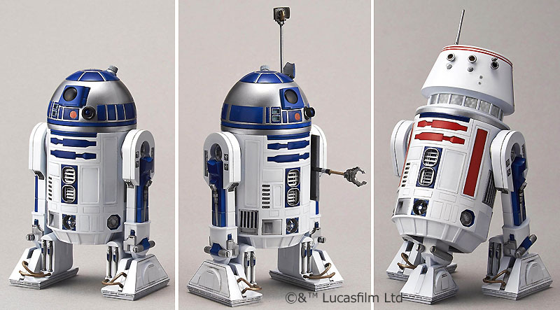 R2-D2 & R5-D4 プラモデル (バンダイ スターウォーズ No.0195963) 商品画像_2