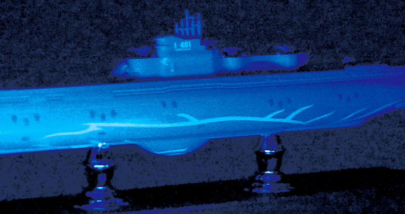 潜水艦 イ401 プラモデル (アオシマ 蒼き鋼のアルペジオ No.011) 商品画像_2