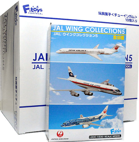 JAL ウイングコレクション 5 (1BOX) プラモデル (エフトイズ JAL ウイング コレクション No.005B) 商品画像
