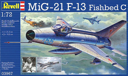 MiG-21 F-13 フィッシュベッド C プラモデル (レベル 1/72 飛行機 No.03967) 商品画像