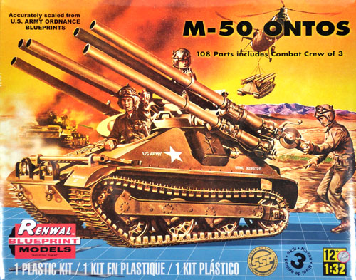 M-50 オントス (SSP) プラモデル (レベル 1/35 ミリタリー No.85-7823) 商品画像